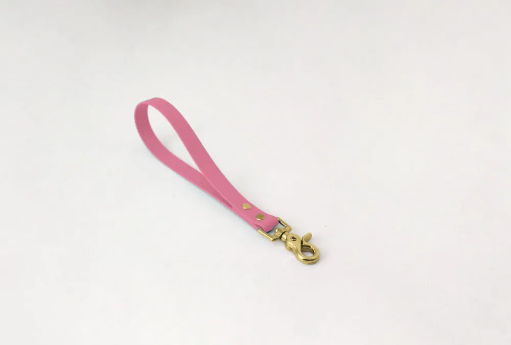 Seulement Aujourd’hui Poignée Biothane Rose